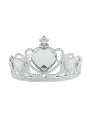 Clear Stone Silver Plastic Tiara