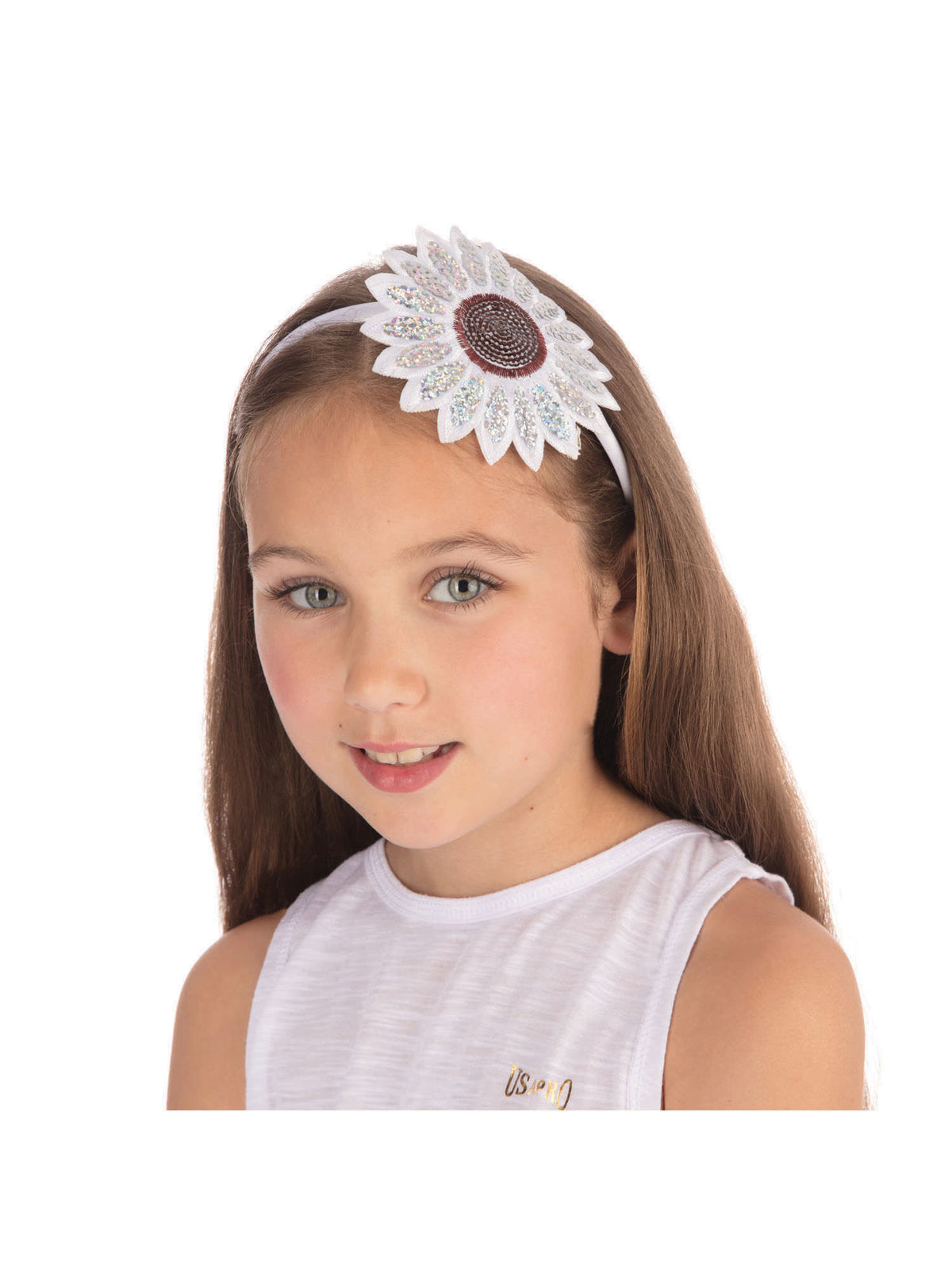 Sunflower Headband White*** 1