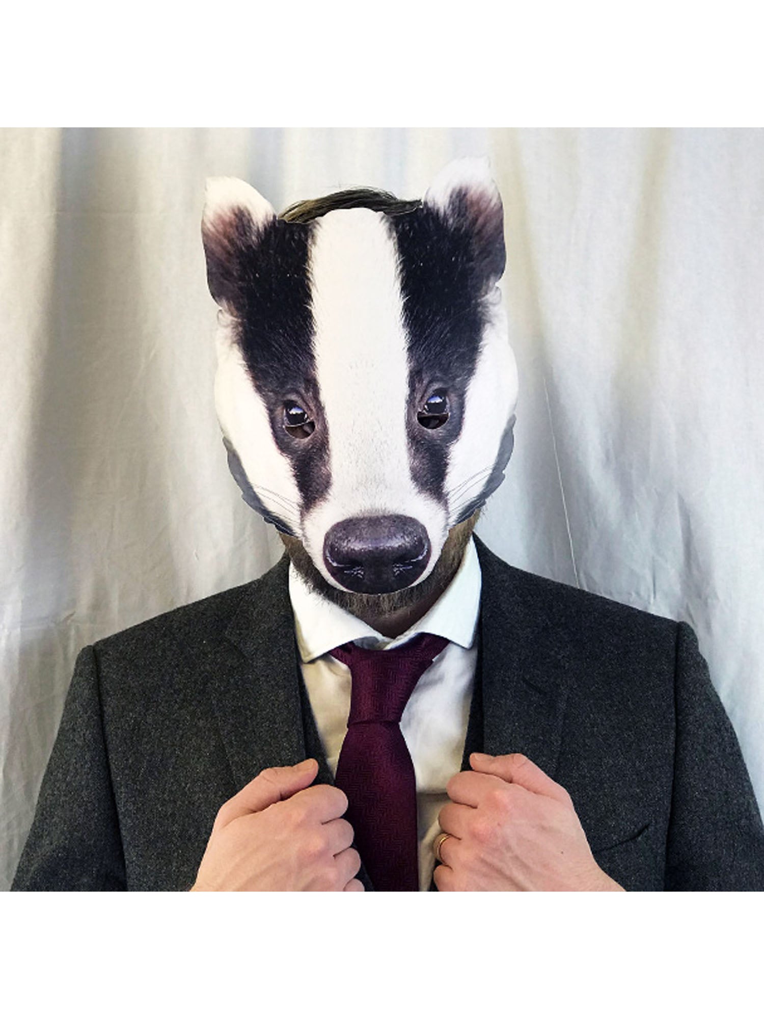 Badger Animal Mask 3