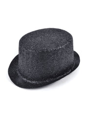 Glitter Black Plastic Topper