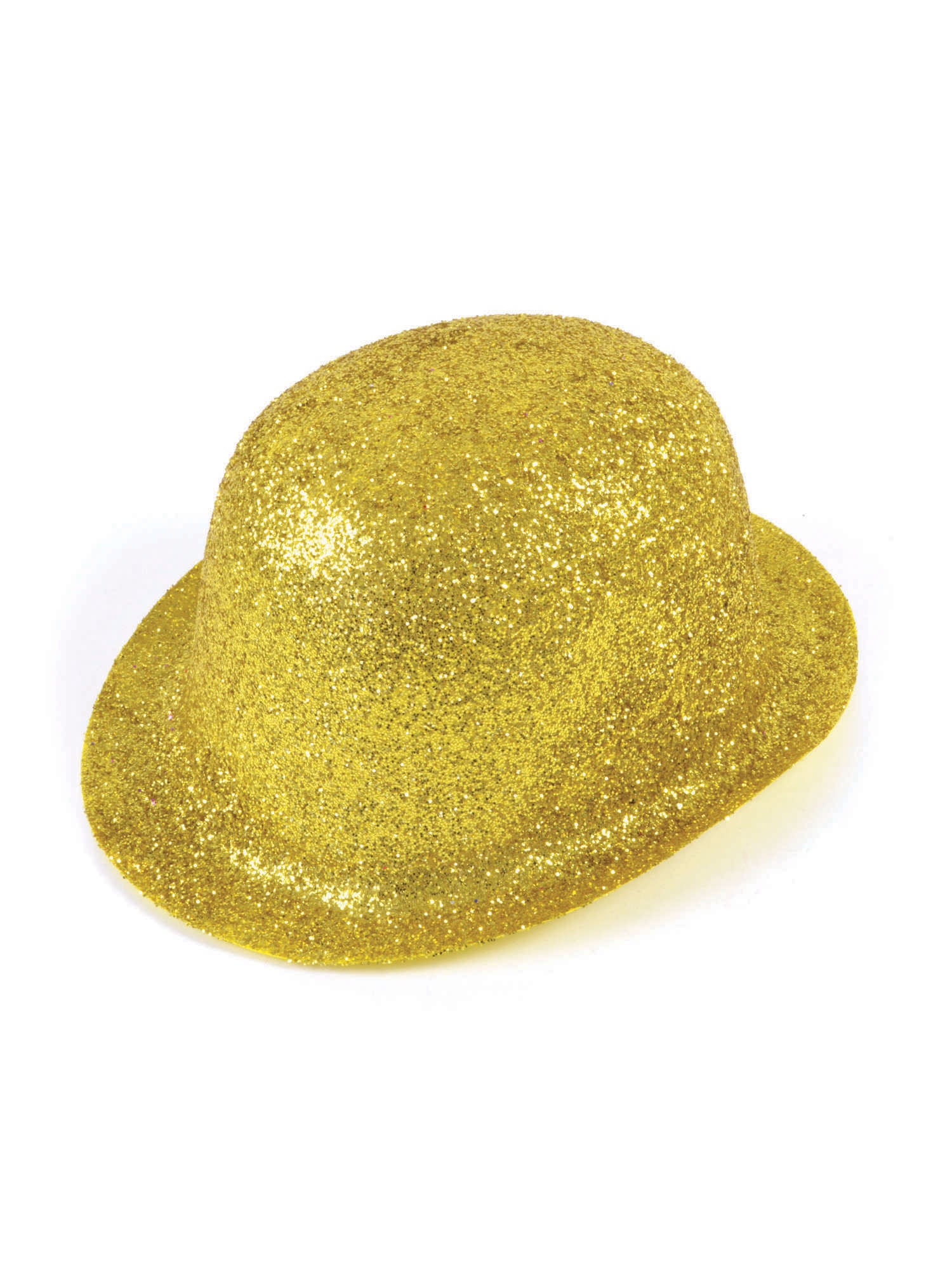 Glitter Gold Plastic Bowler
