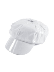 Shiny White Pvc Hat