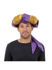 Sultan Hat Purple/Gold 1