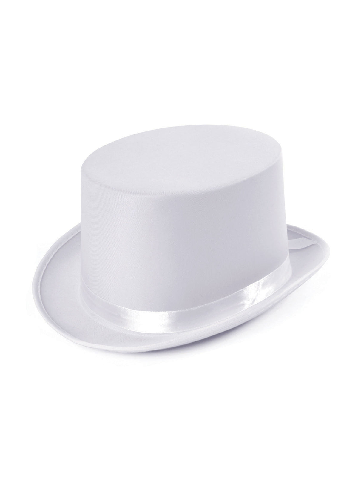 Top Hat - White (Satin Look) 1