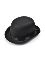 Bowler - Satin, Black