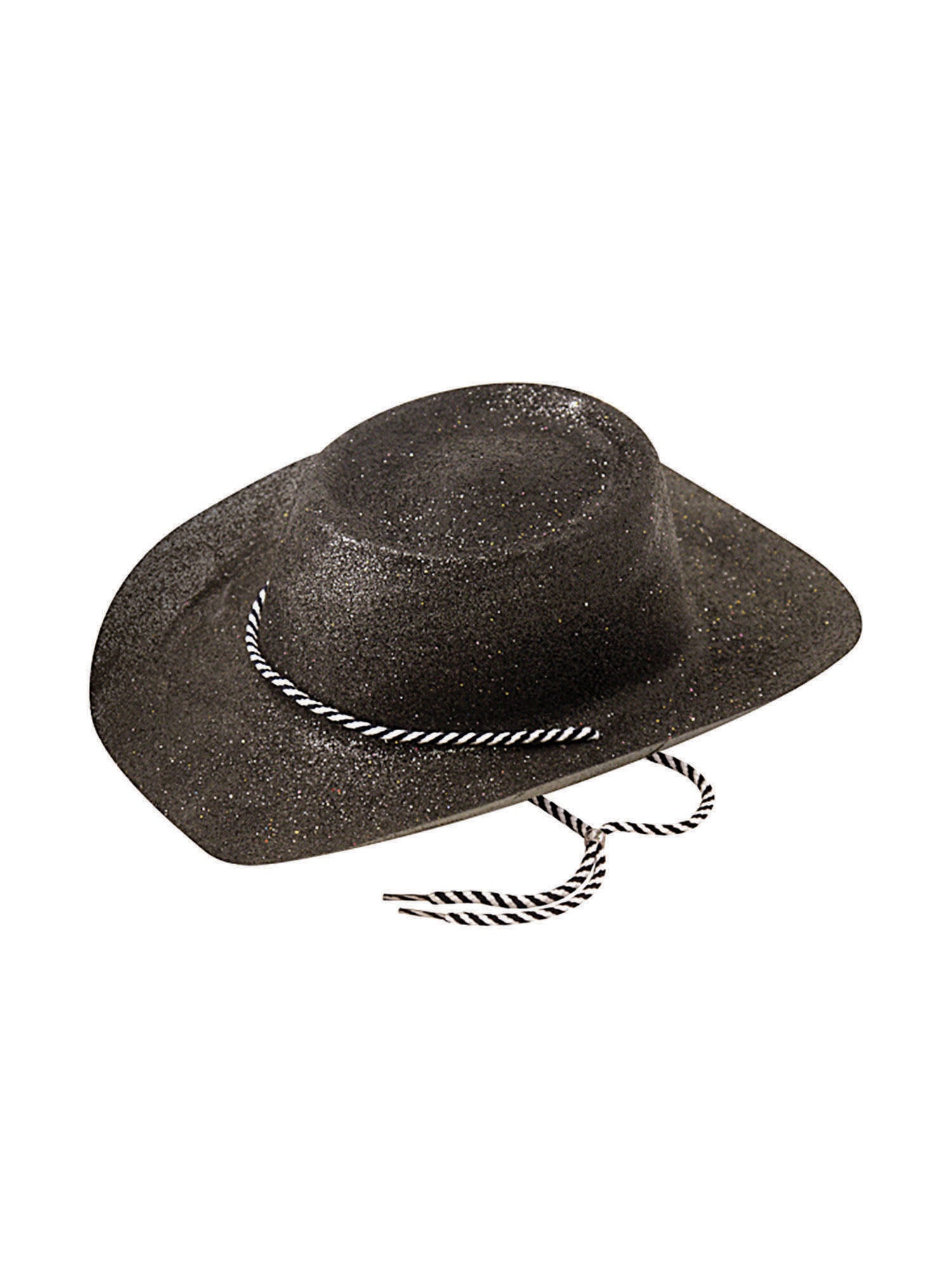 Cowboy Hat Glitter Black