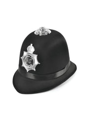Police Bobby Hat Satin Fabric