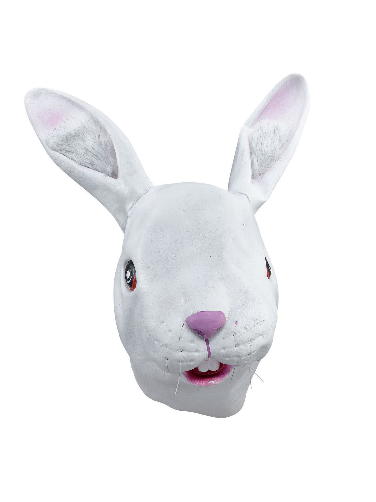 White Rabbit Rubber Overhead Mask 1