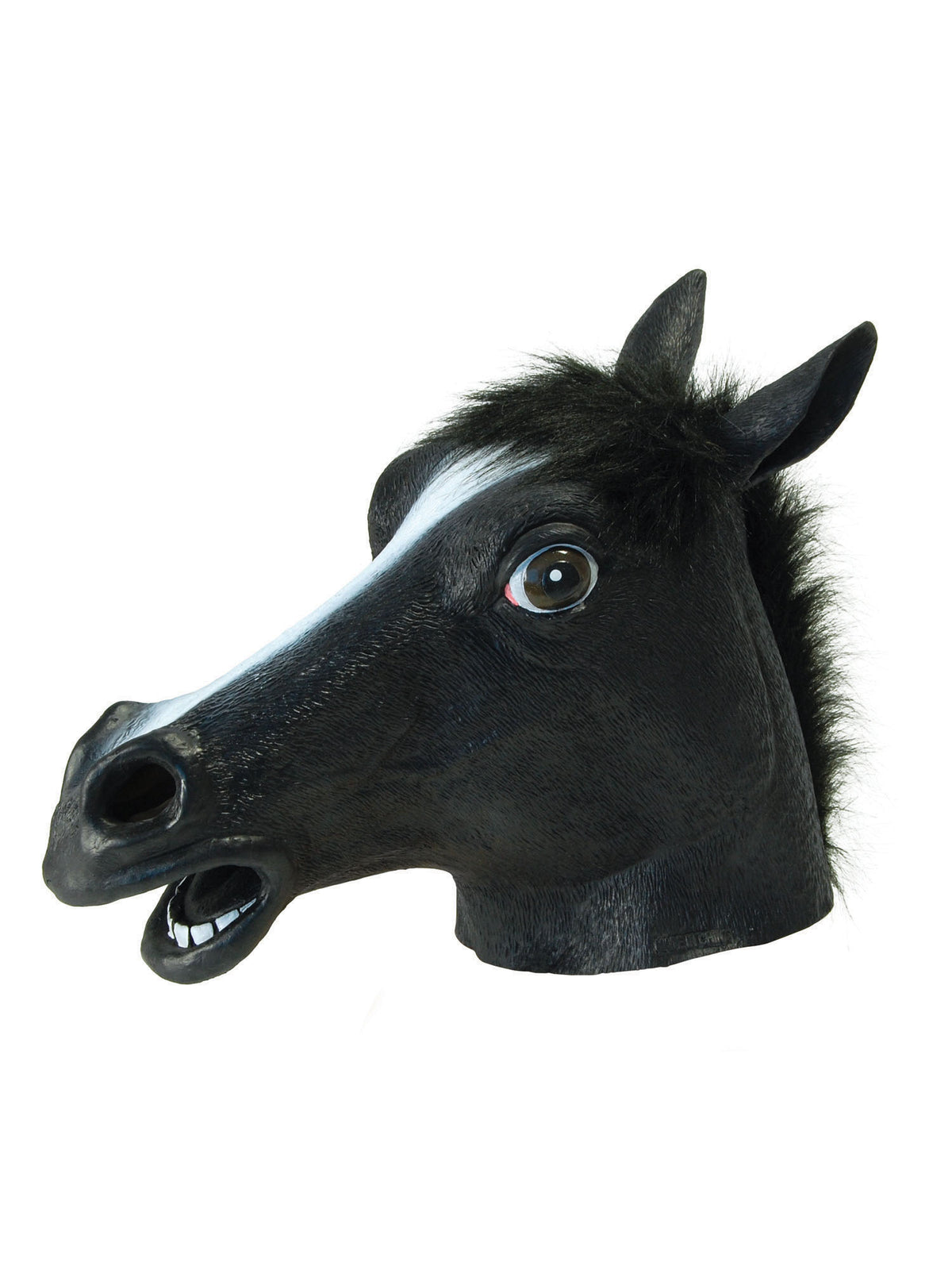 Horse Rubber Mask - Black 1