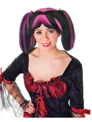Black & Pink Steampunk Wig 1