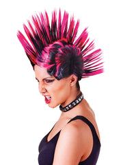 Mohican Wig - Pink/Black