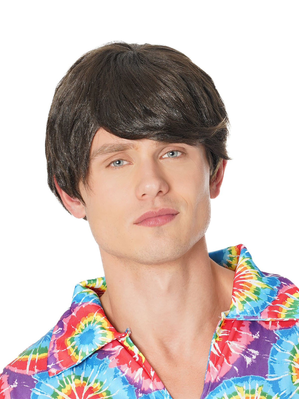 Male Wig 60's Brown 1