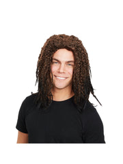 Dreadlock Unisex Brown Wig