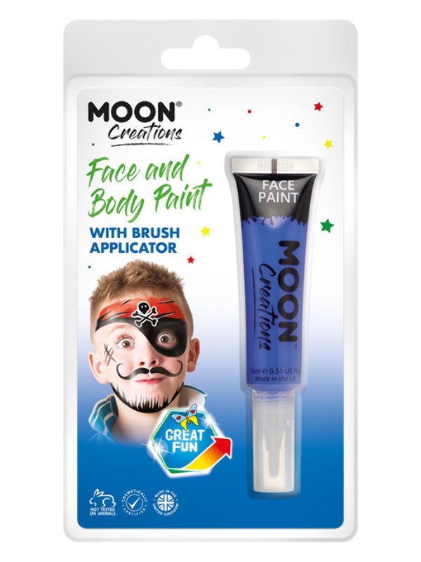 Moon Creations Face & Body Paints, Dark Blue - 2