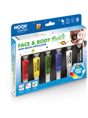 Moon Creations Face & Body Paints, Assorted - 1
