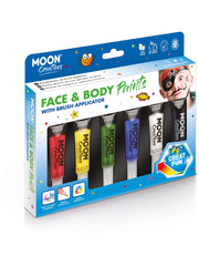 Moon Creations Face & Body Paints, Assorted 1