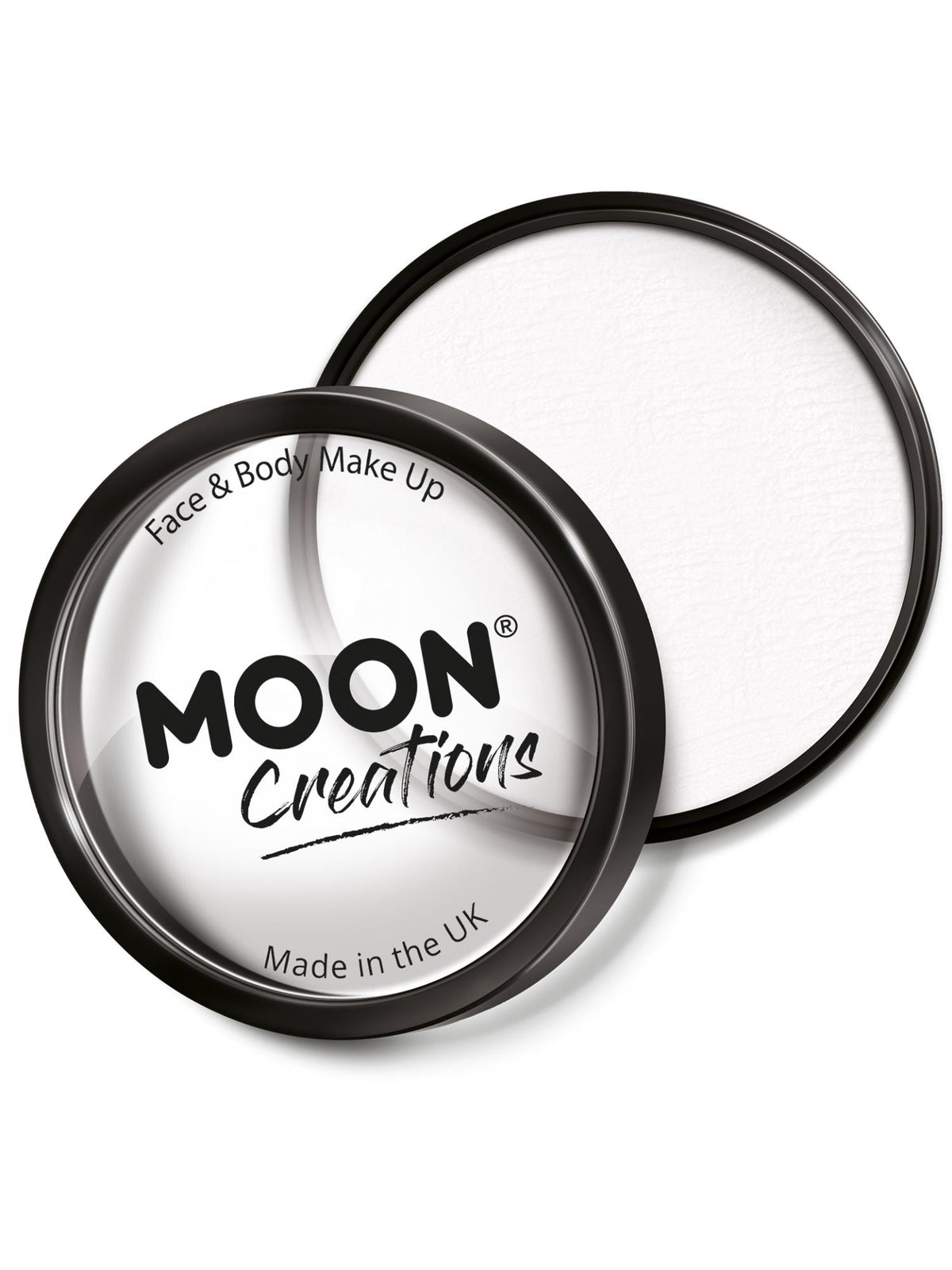 Moon Creations Pro Face Paint Cake Pot, White 1