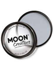 Moon Creations Pro Face Paint Cake Pot, Light Grey 1