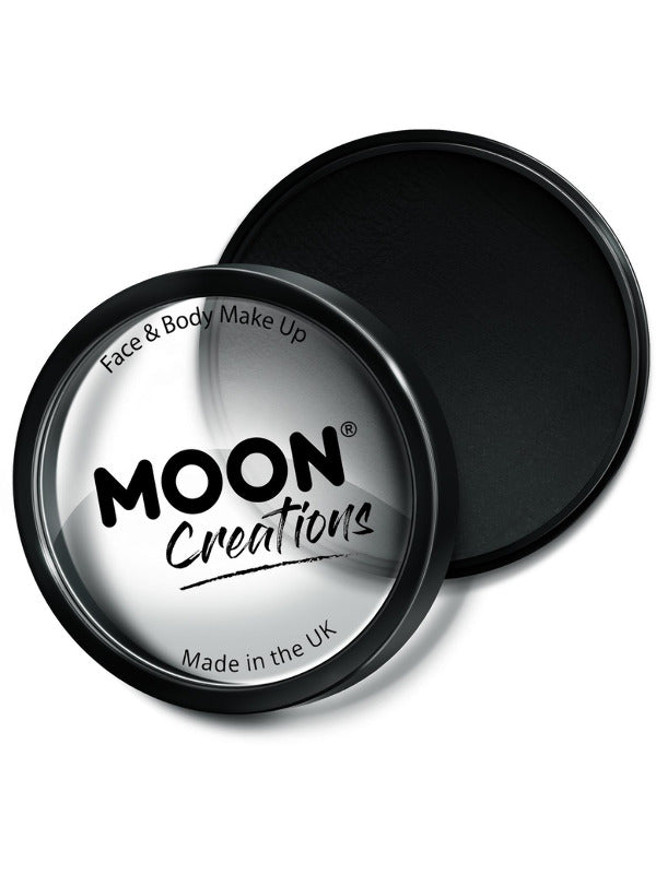Moon Creations Pro Face Paint Cake Pot, Black - 2