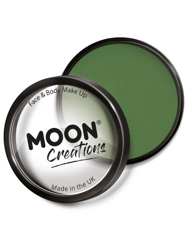 Moon Creations Pro Face Paint Cake Pot,Grass Green - 2