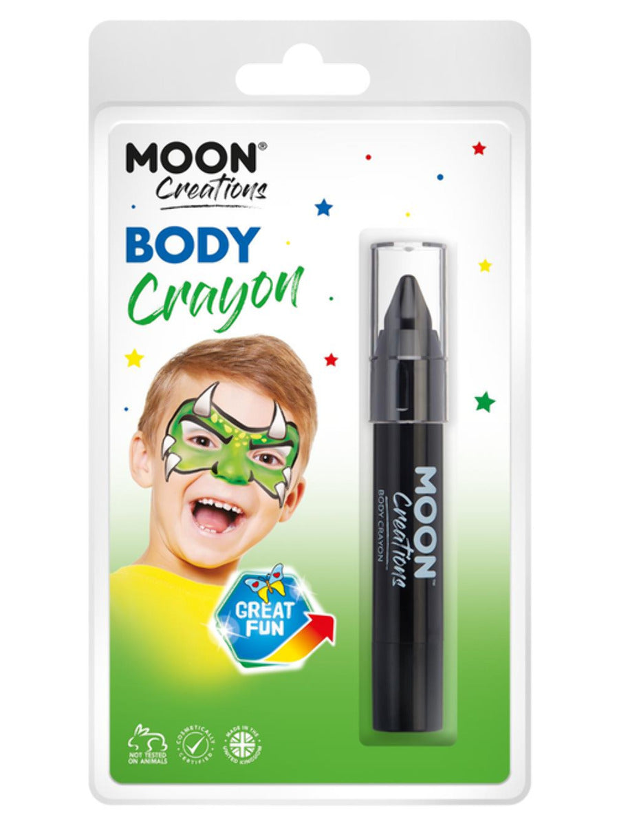 Moon Creations Body Crayons, Black - 1