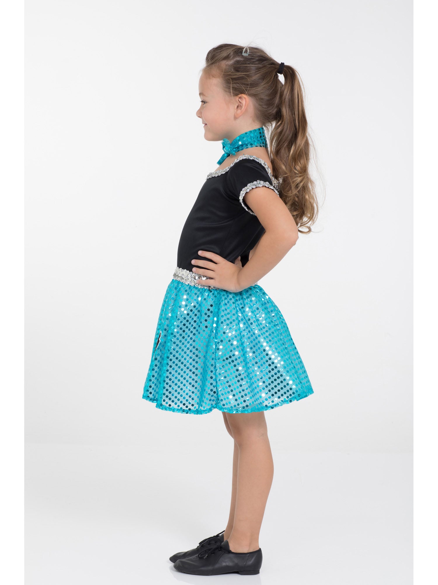 Rock ‘n’ Roll Sequin Dress Turquoise