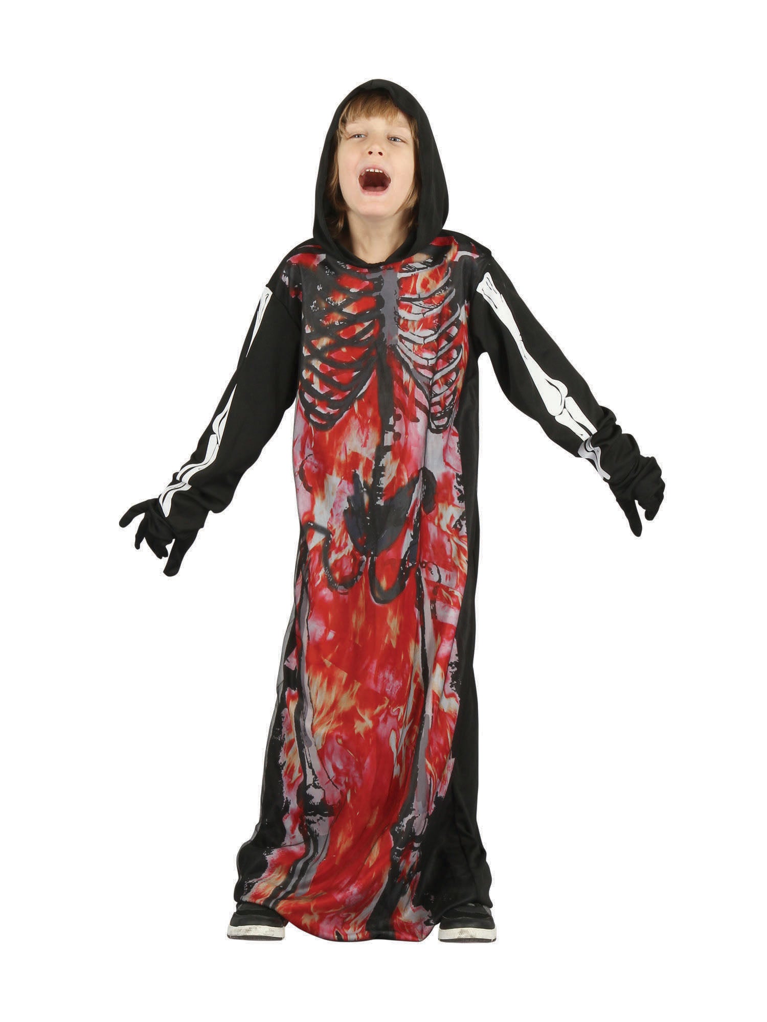 Skeleton Demon Hooded