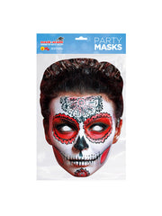 Day of the Dead Female Red Mask 1