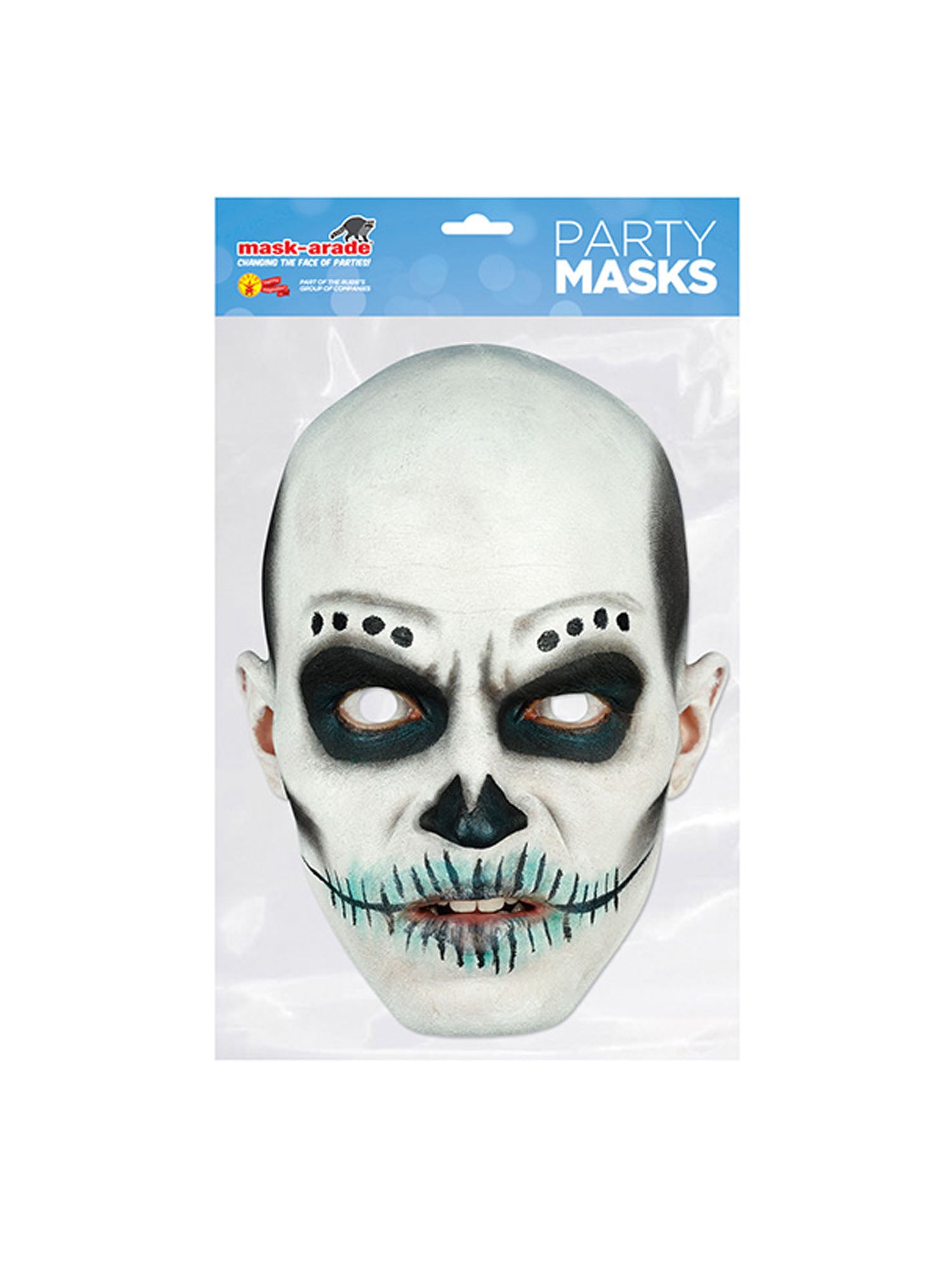 Day of the Dead Man White Mask 2