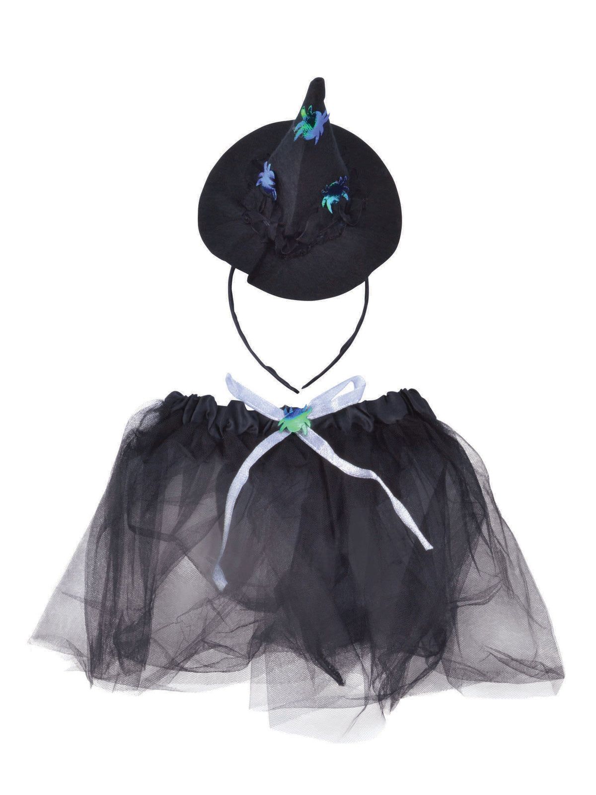 Witch Tutu Black/Silver + Headband *** 1