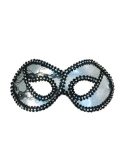 Silver Metallic Lace Domino ***