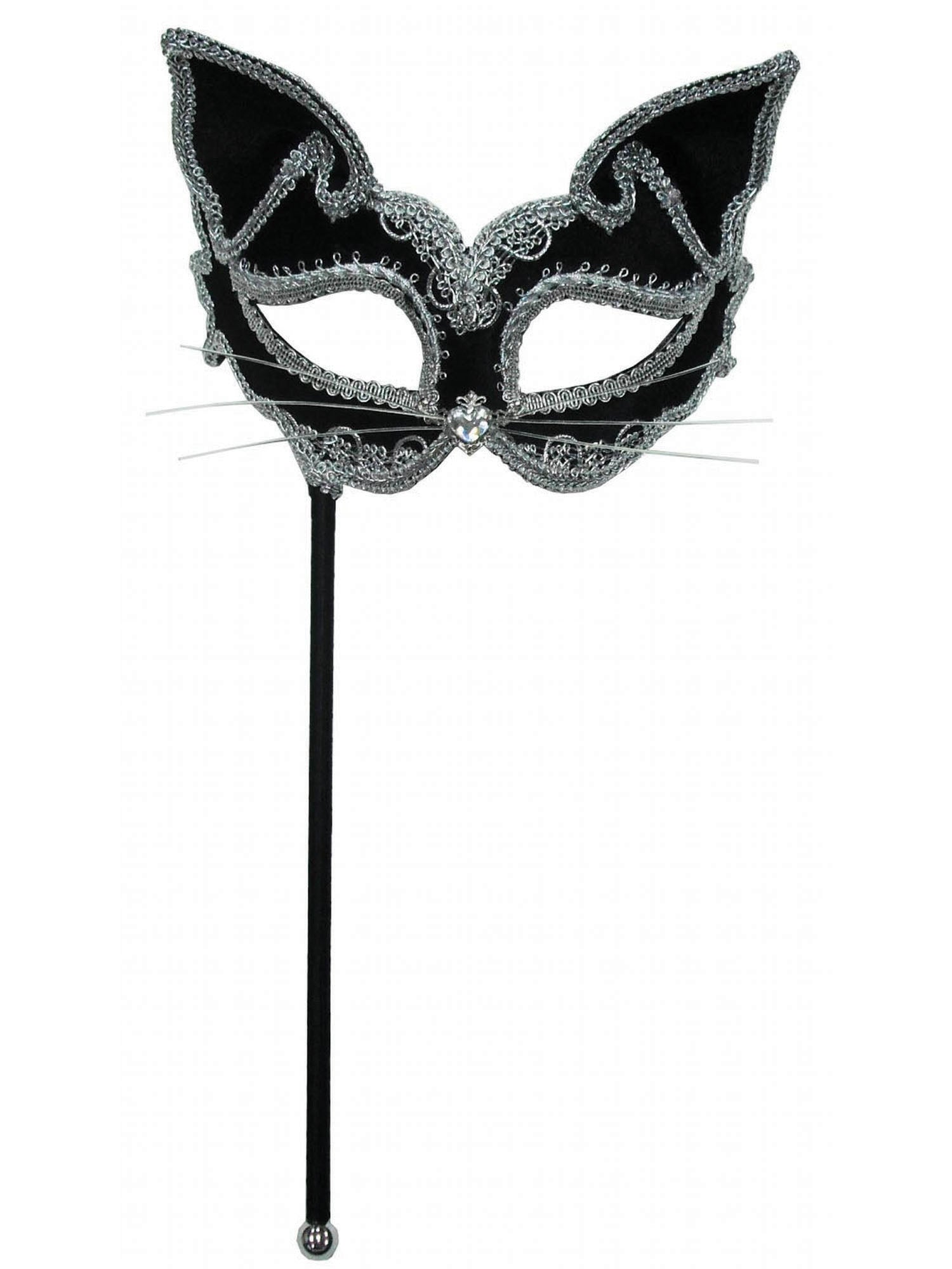 Cat Mask On Stick