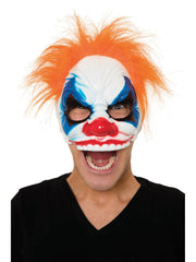 Clown Half Face (GF) Mask W/Hair