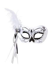 Calavera Mask W/Side Feather