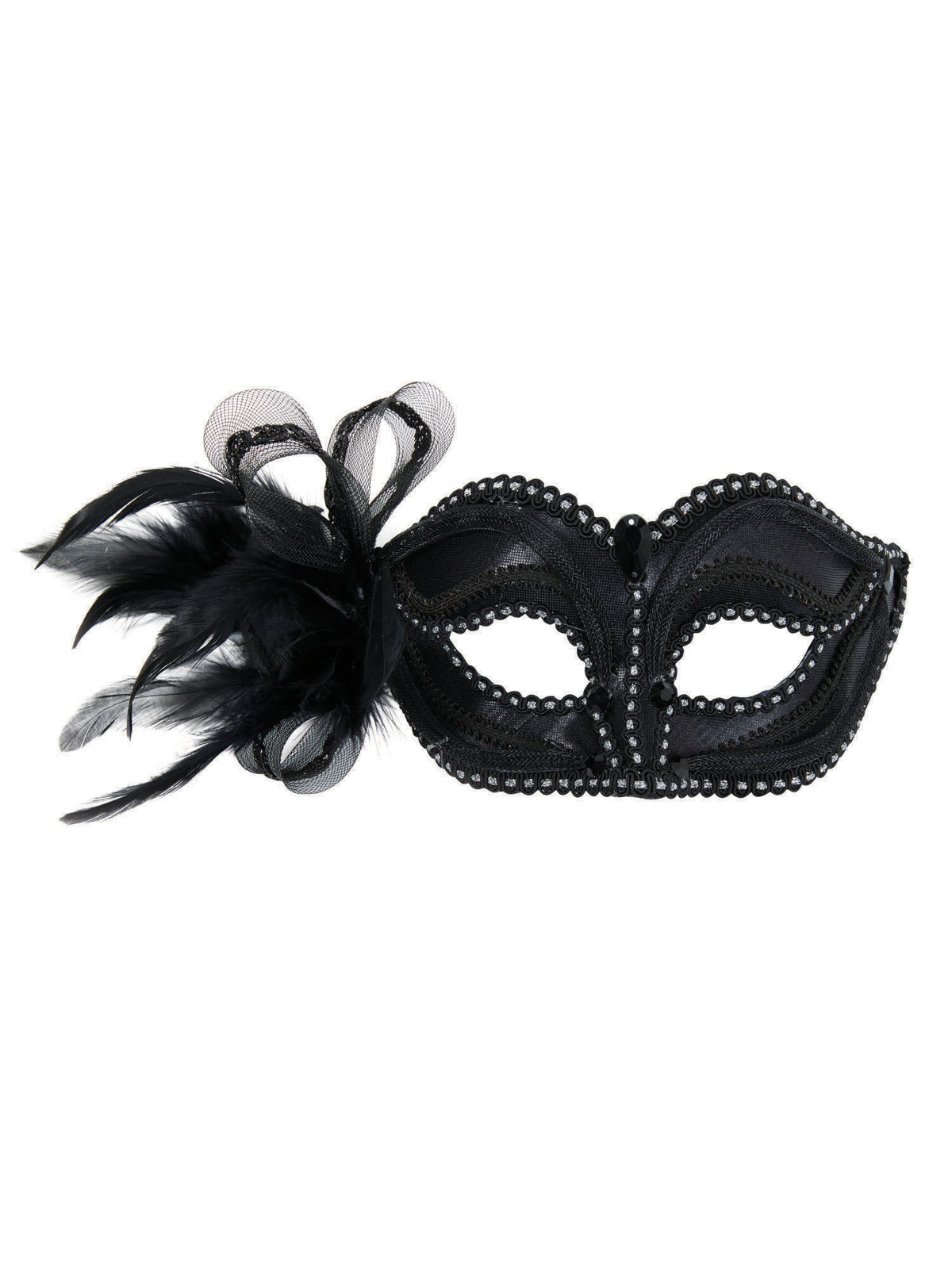 Black Eyemask With Side Decoration 1