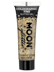 Moon Glitter Holographic Fine Glitter Gel, Gold - 1