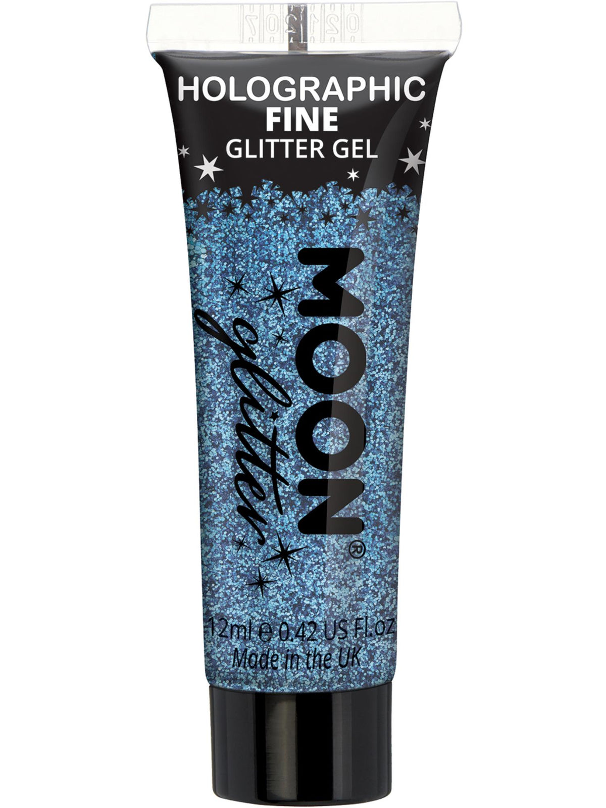 Moon Glitter Holographic Fine Glitter Gel, Blue 1