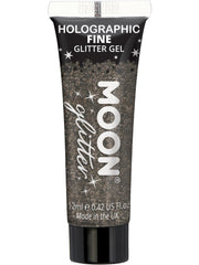 Moon Glitter Holographic Fine Glitter Gel, Black 1