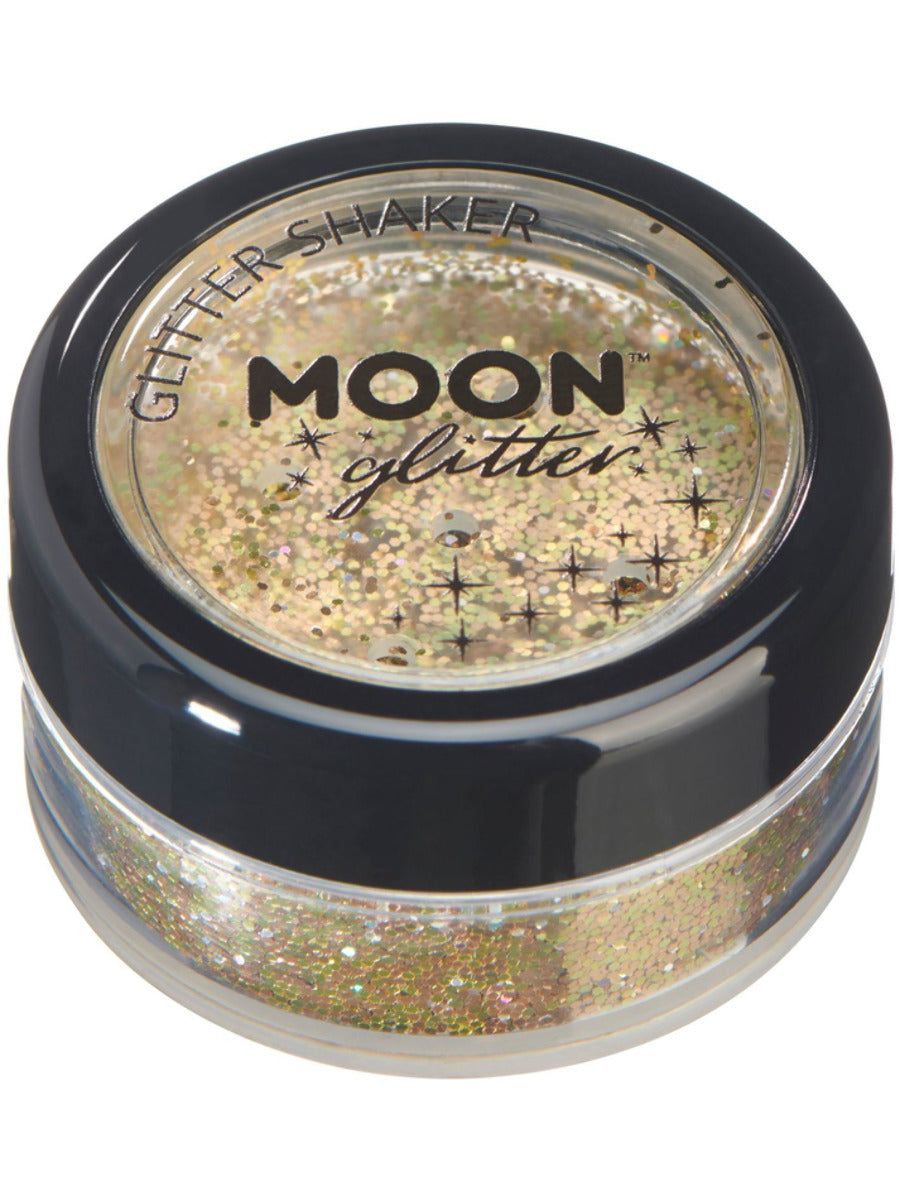Moon Glitter Holographic Glitter Shakers, Gold - 1