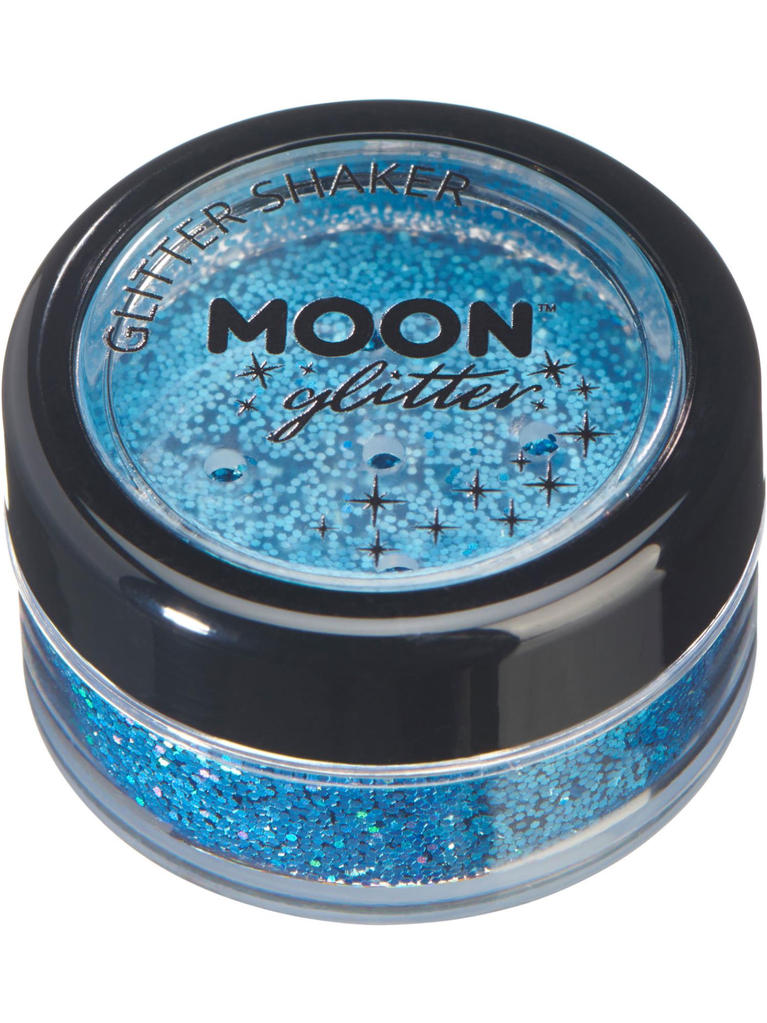 Moon Glitter Holographic Glitter Shakers, Blue 1
