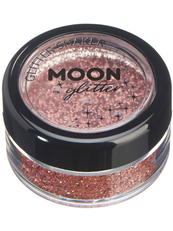 Moon Glitter Holographic Glitter Shakers,Rose Gold - 2