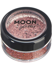 Moon Glitter Holographic Glitter Shakers,Rose Gold 1