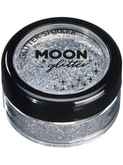 Moon Glitter Classic Fine Glitter Shakers, Silver - 1