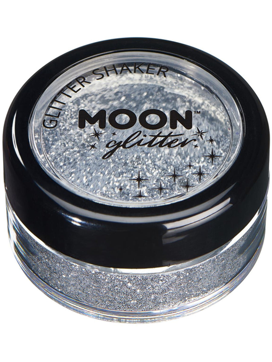 Moon Glitter Classic Fine Glitter Shakers, Silver - 1