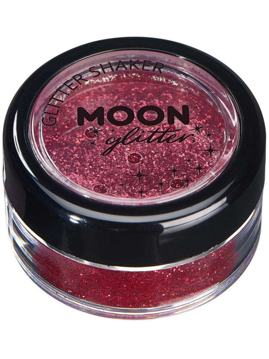 Moon Glitter Classic Fine Glitter Shakers, Red - 1