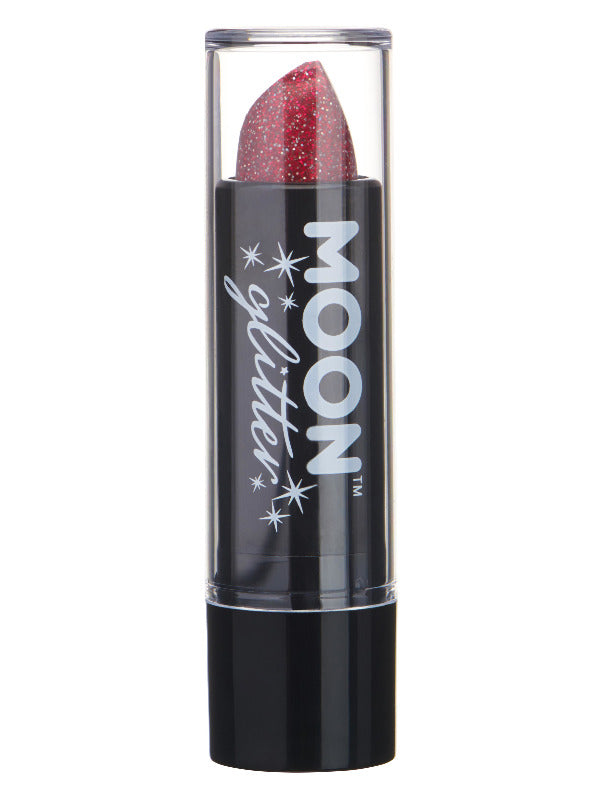 Moon Glitter Holographic Glitter Lipstick, Red - 2