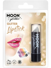Moon Glitter Holographic Glitter Lipstick, Silver 1