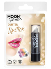 Moon Glitter Holographic Glitter Lipstick, Silver - 1
