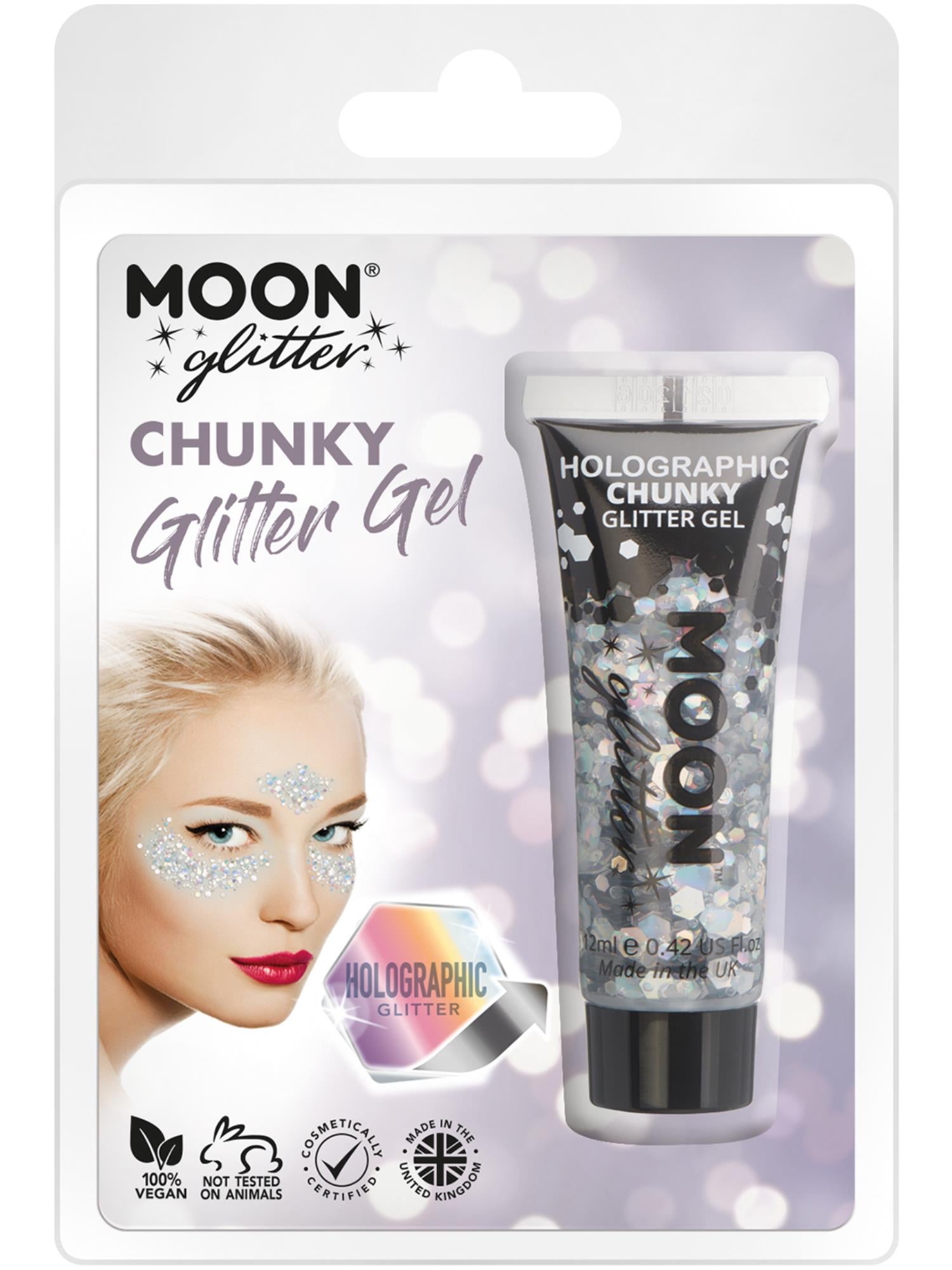 Moon Glitter Holographic Chunky Glitter Gel 1