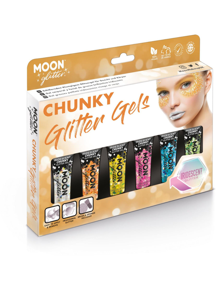 Moon Glitter Iridescent Chunky Glitter Gel - 1